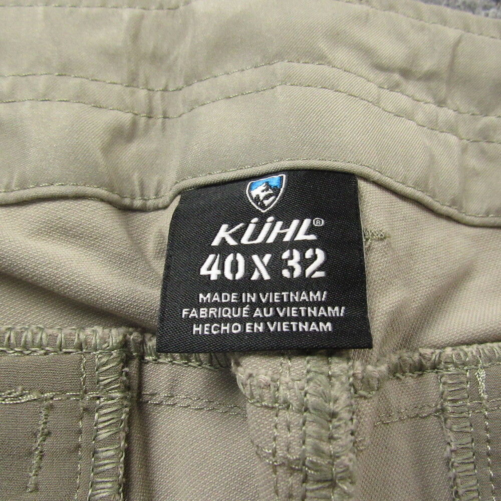 Kuhl Pants Mens 40x32 Beige Resistor Chino Stealth‎ Pocket Articulated Techwear - Picture 5 of 16